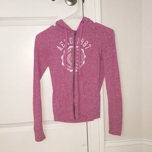 Pink zip up